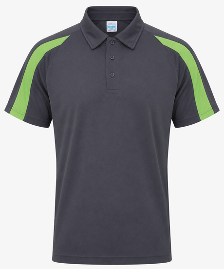 Men's Contrast Sports Personalised Polo Shirt
