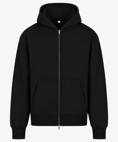 Personalised Unisex Heavyweight Zip Hoodie