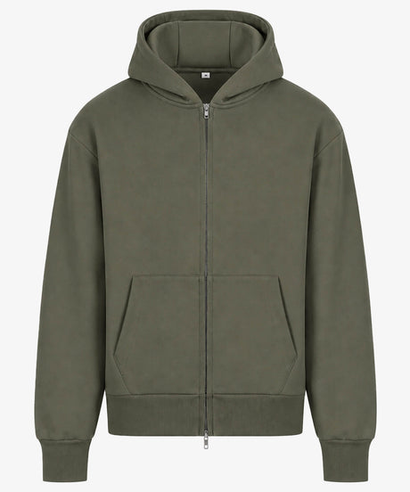 Personalised Unisex Heavyweight Zip Hoodie