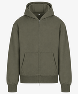 Personalised Unisex Heavyweight Zip Hoodie
