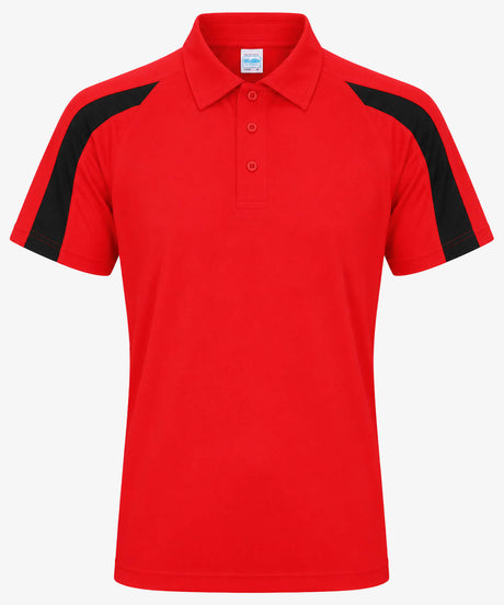 Men's Contrast Sports Personalised Polo Shirt