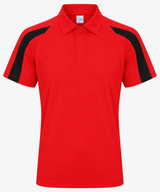 Men's Contrast Sports Personalised Polo Shirt