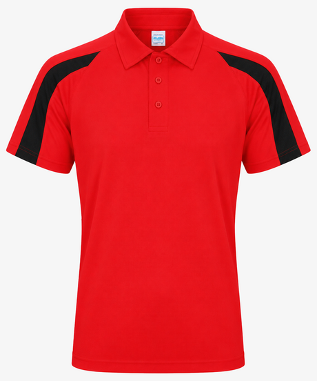 Men's Contrast Sports Personalised Polo Shirt