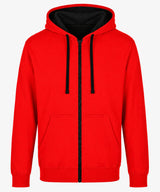 Personalised Unisex Varsity Zip Hoodie