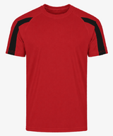 Unisex Contrast Personalised Sports T-Shirt