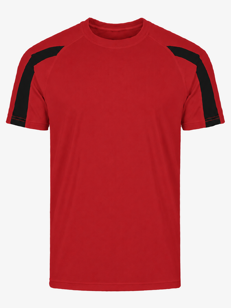 Personalised Kids Contrast Sports T-Shirt