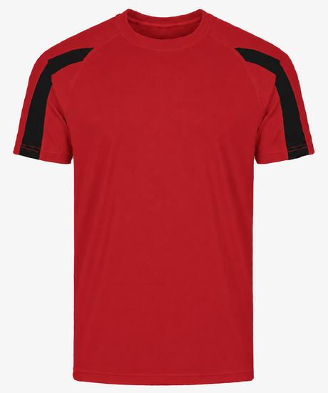 Personalised Kids Contrast Sports T-Shirt