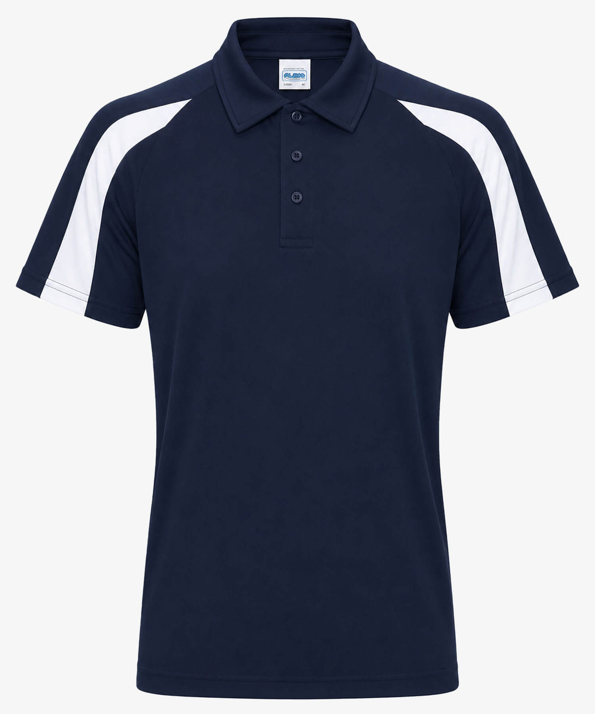 Men's Contrast Sports Personalised Polo Shirt