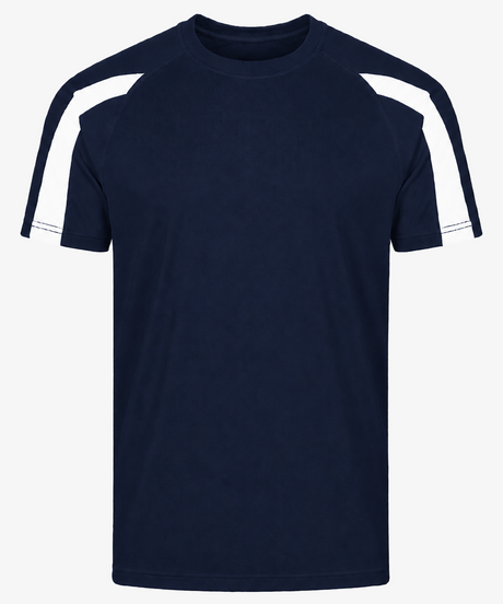 Personalised Kids Contrast Sports T-Shirt