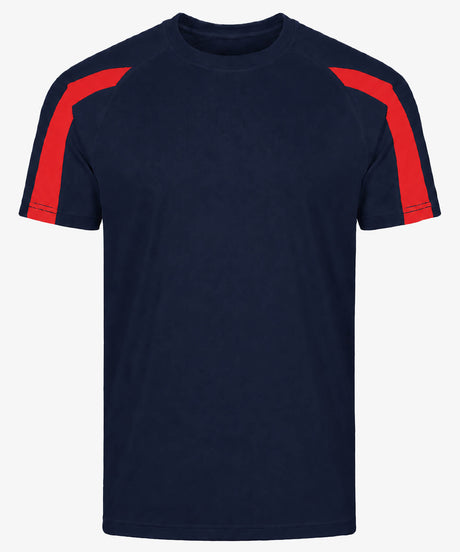 Personalised Kids Contrast Sports T-Shirt