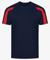 Personalised Kids Contrast Sports T-Shirt