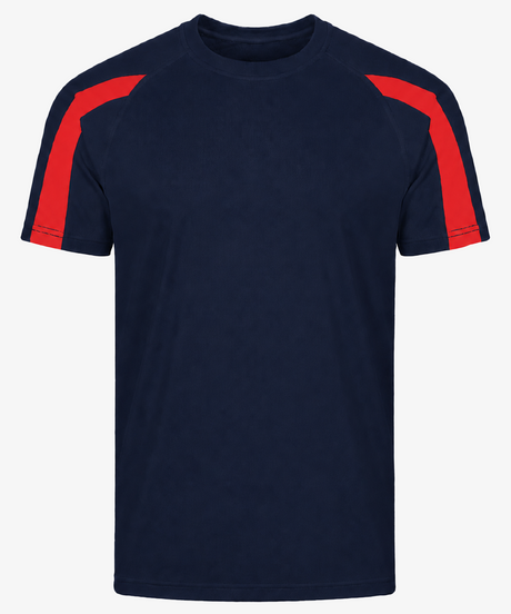 Personalised Kids Contrast Sports T-Shirt