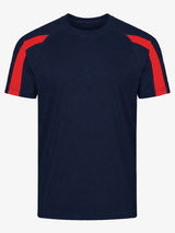 Personalised Kids Contrast Sports T-Shirt