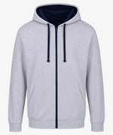 Personalised Unisex Varsity Zip Hoodie