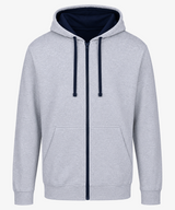 Personalised Unisex Varsity Zip Hoodie