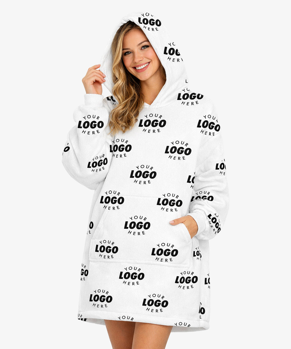 Branded Promotional Hoodie Blanket