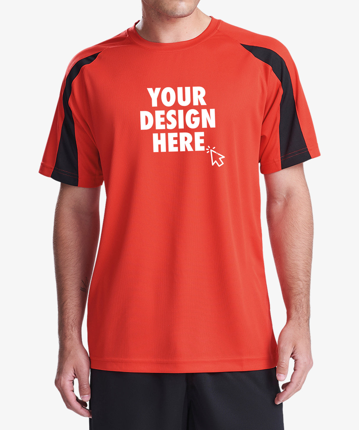 Unisex Contrast Personalised Sports T-Shirt