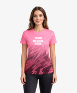 All Over Print Womens Sport Running T Shirt