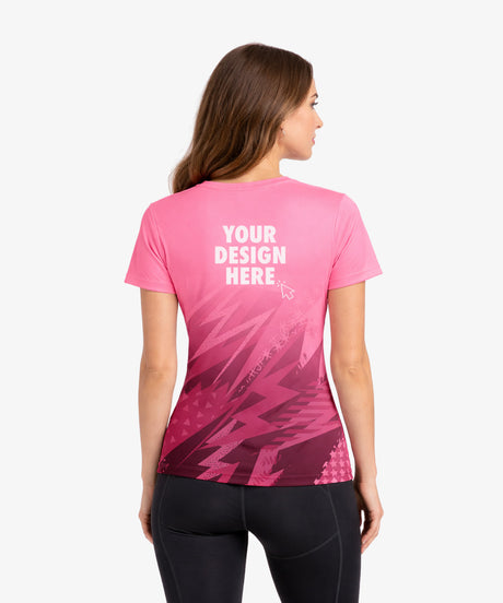 All Over Print Womens Sport Running T Shirt