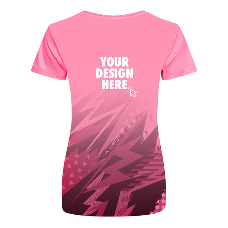 All Over Print Womens Sport Running T Shirt