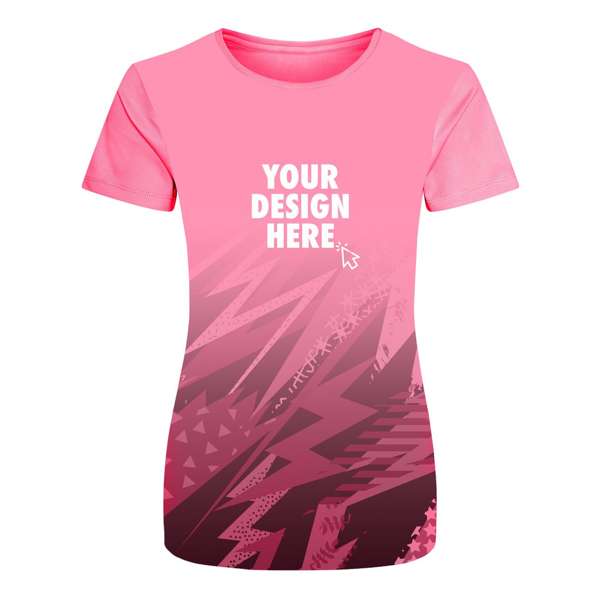 All Over Print Womens Sport Running T Shirt