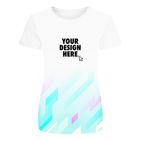 All Over Print Womens Sport Running T Shirt
