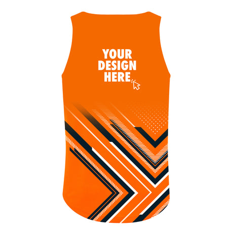 All Over Print Sports Running Mens Vest