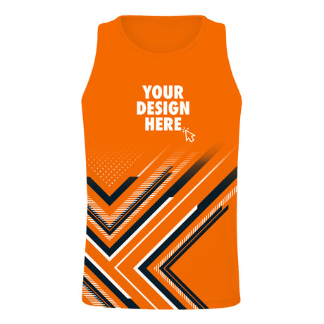All Over Print Sports Running Mens Vest