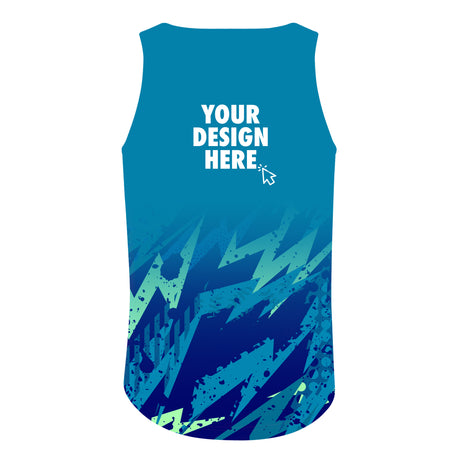 All Over Print Sports Running Mens Vest
