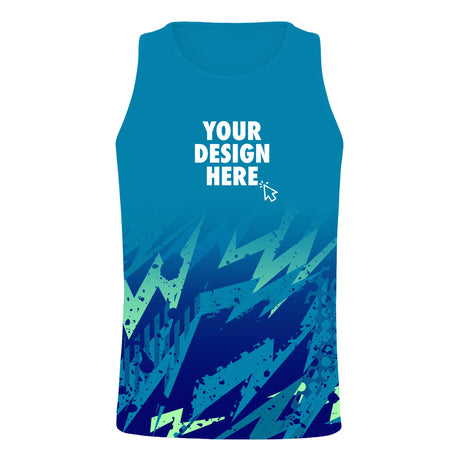 All Over Print Sports Running Mens Vest