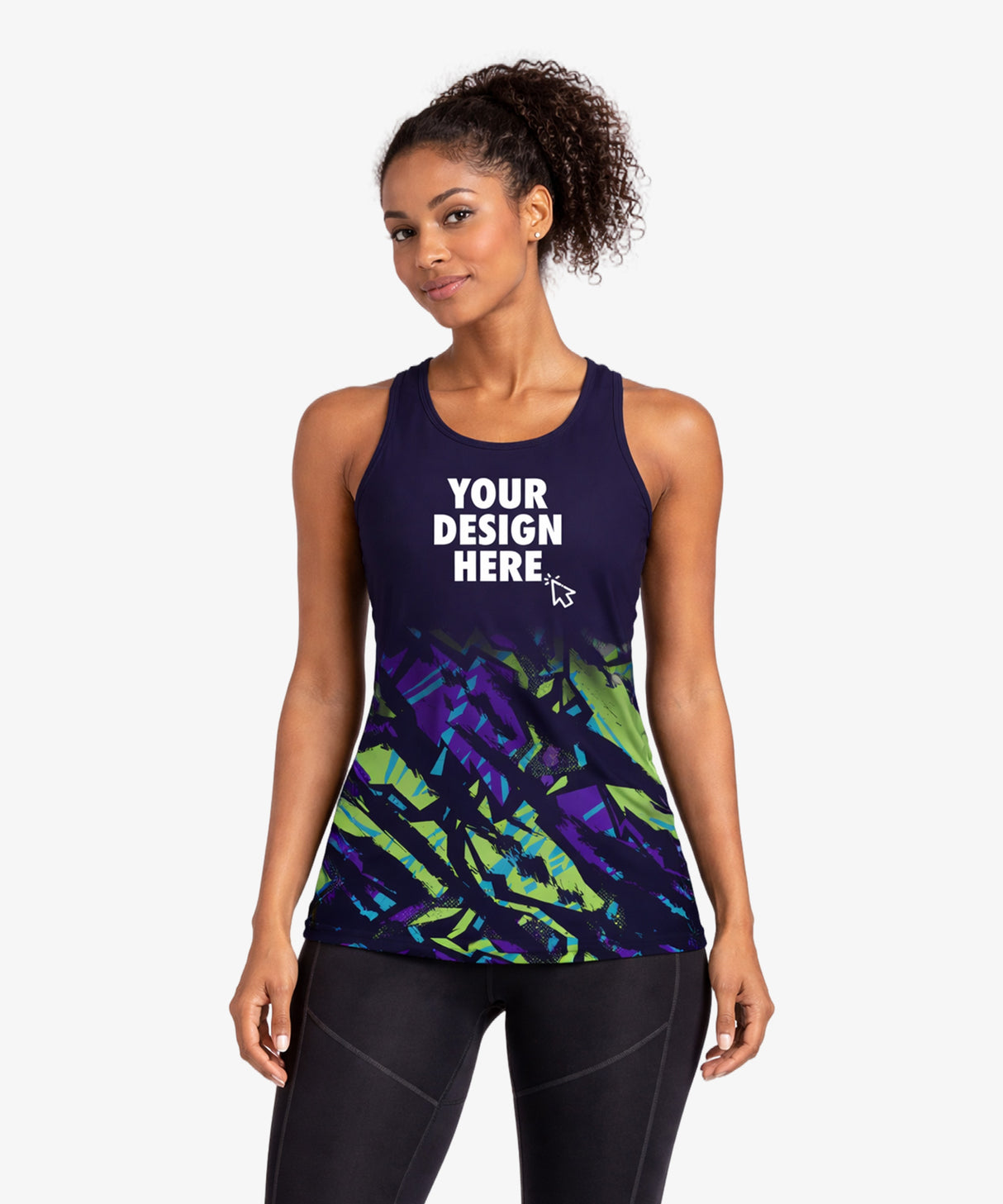 All Over Print Sports/Running Womens Vest