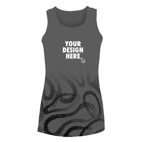 All Over Print Sports Running Womens Vest