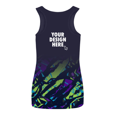 All Over Print Sports Running Womens Vest