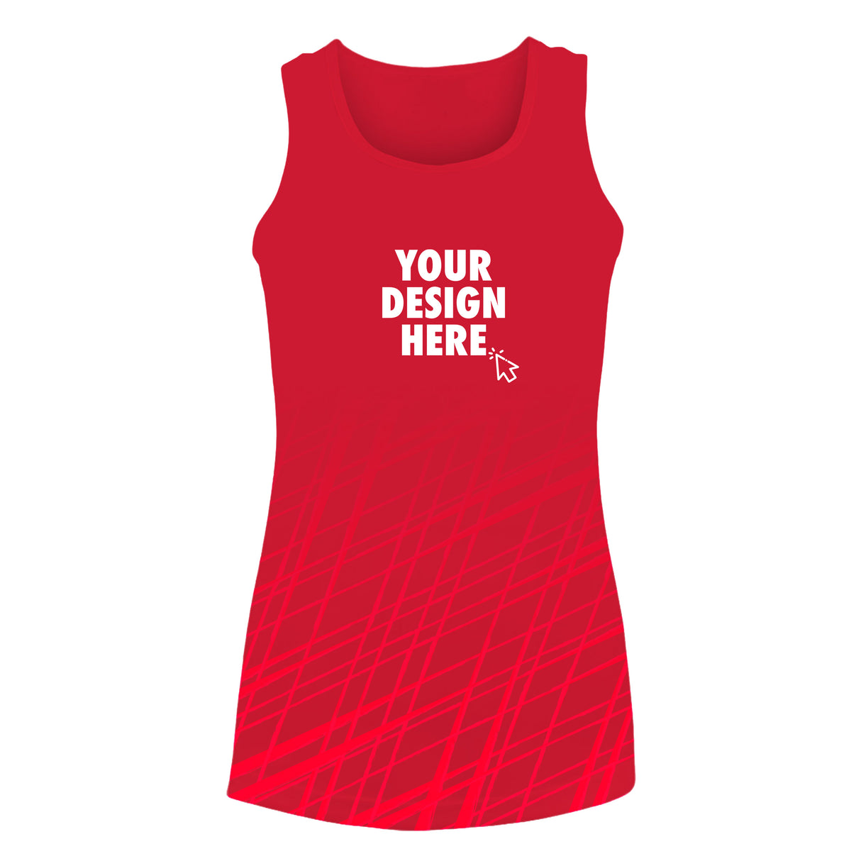 All Over Print Sports/Running Womens Vest