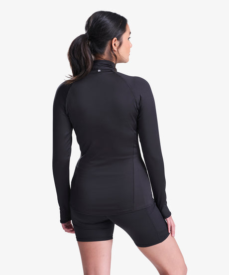 Personalised Women's Cool Stretch Half Zip Top
