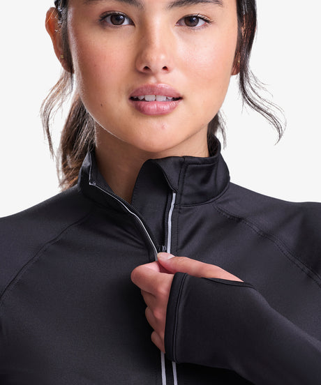Personalised Women's Cool Stretch Half Zip Top