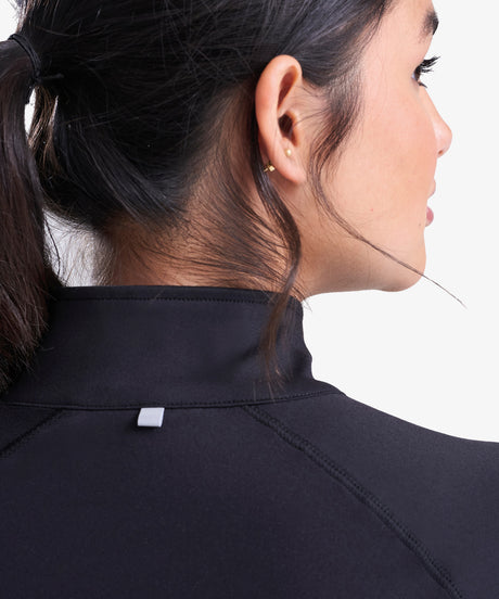 Personalised Women's Contrast Half Zip Top