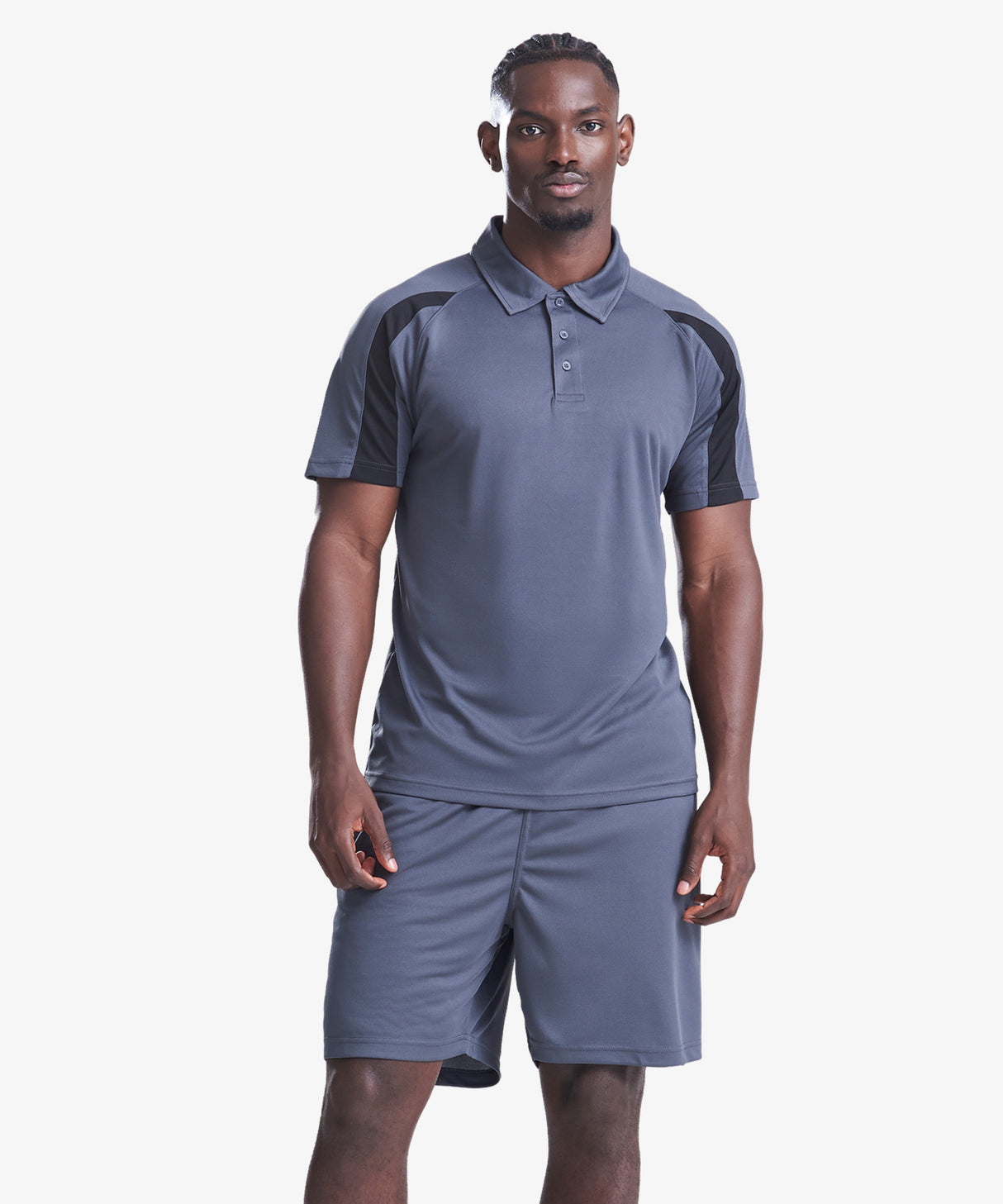 Men's Contrast Sports Personalised Polo Shirt