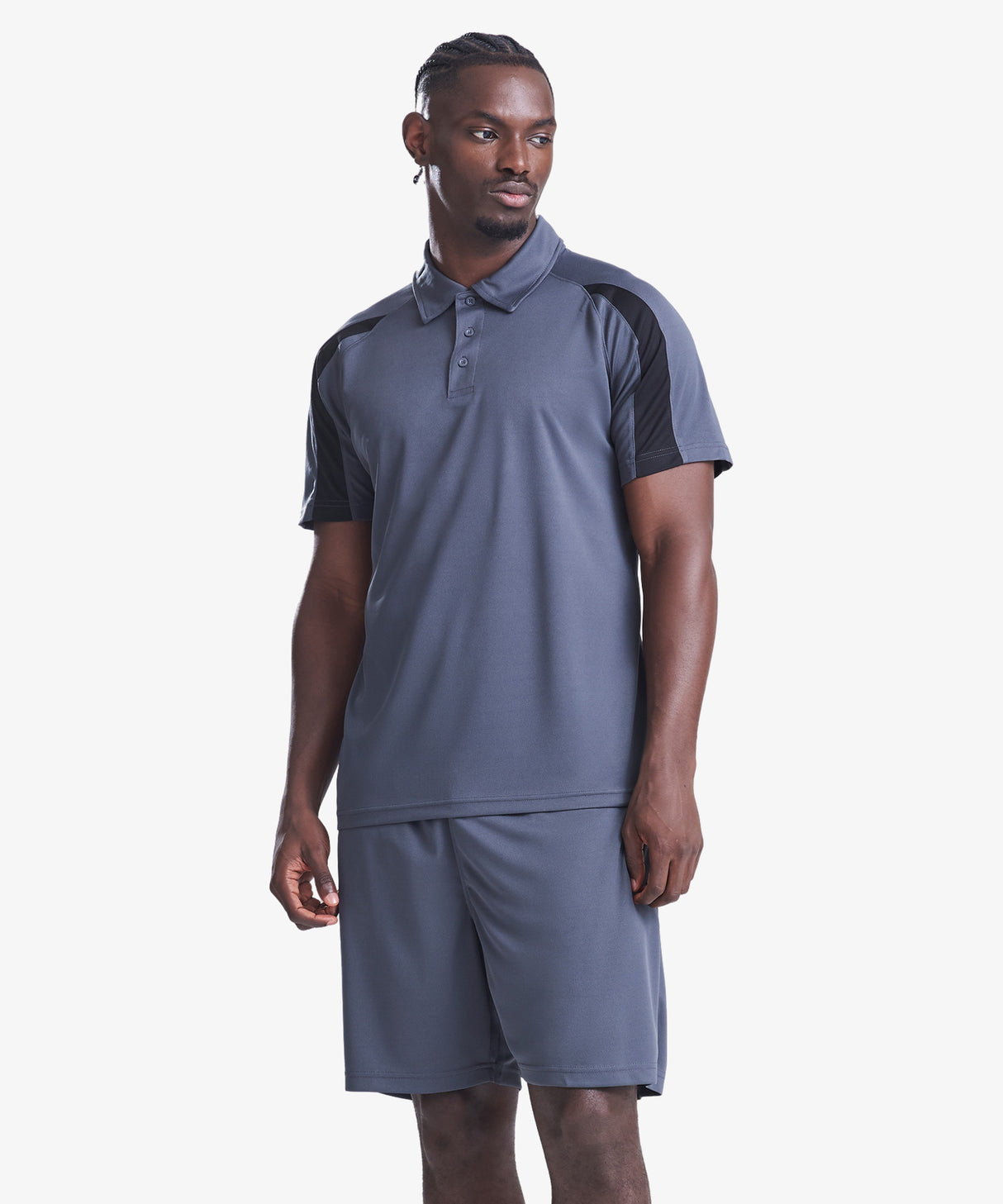 Men's Contrast Sports Personalised Polo Shirt
