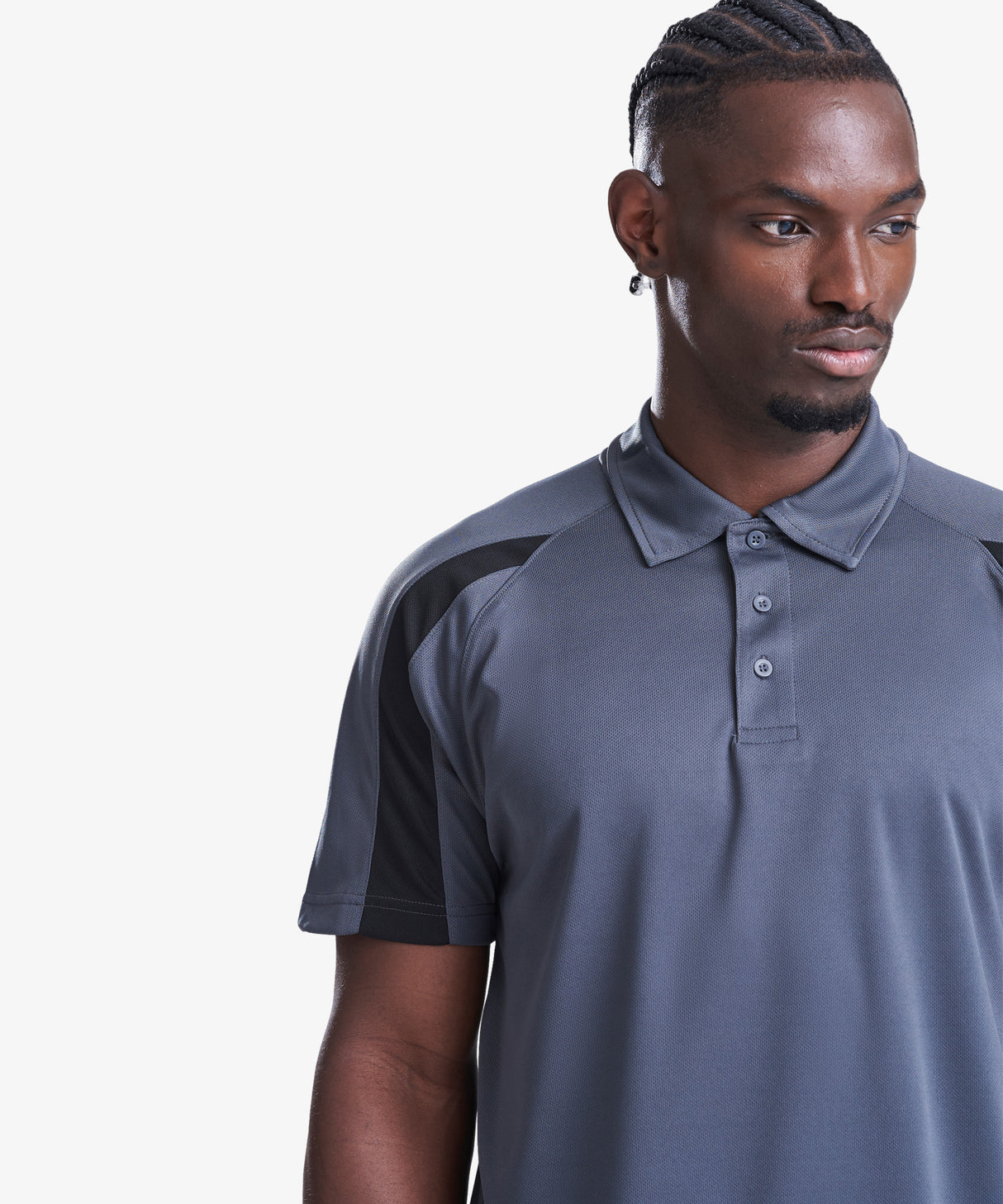 Men's Contrast Sports Personalised Polo Shirt