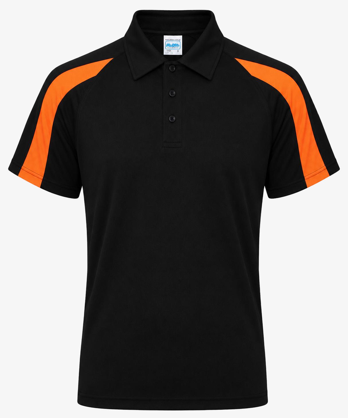 Men's Contrast Sports Personalised Polo Shirt