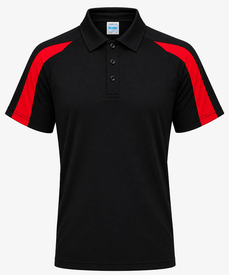 Men's Contrast Sports Personalised Polo Shirt