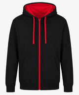 Personalised Unisex Varsity Zip Hoodie