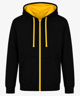 Personalised Unisex Varsity Zip Hoodie