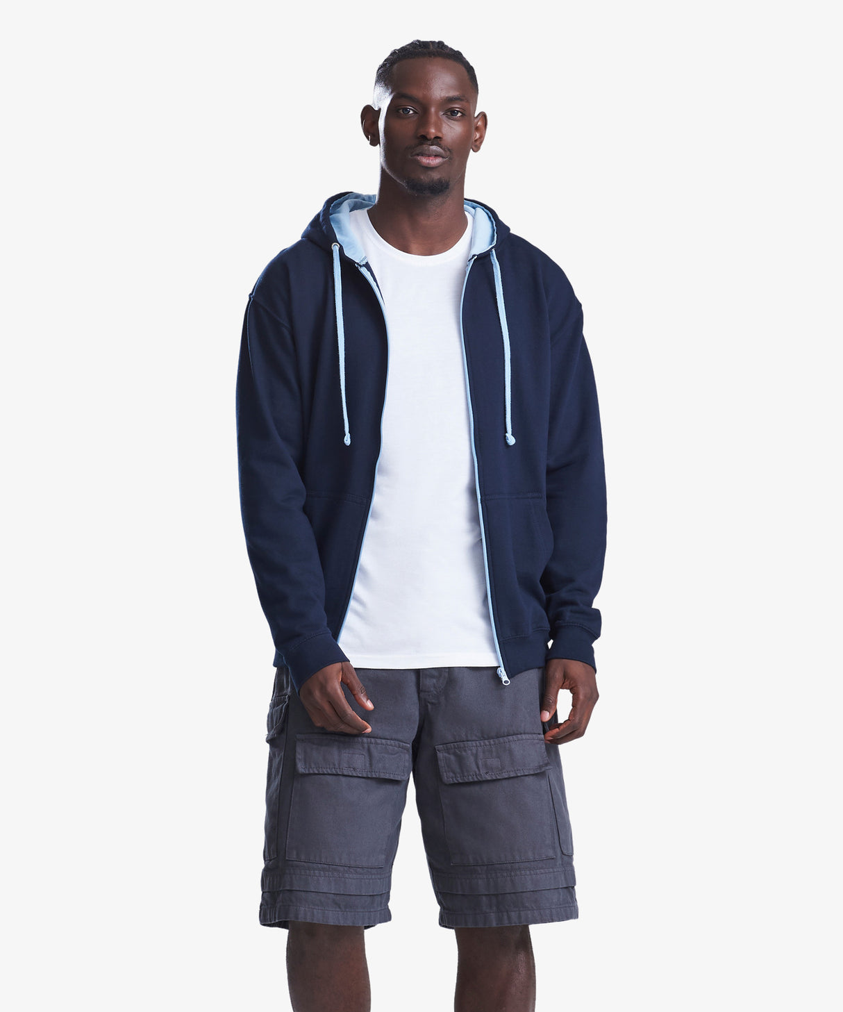 Personalised Unisex Varsity Zip Hoodie