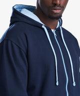 Personalised Unisex Varsity Zip Hoodie
