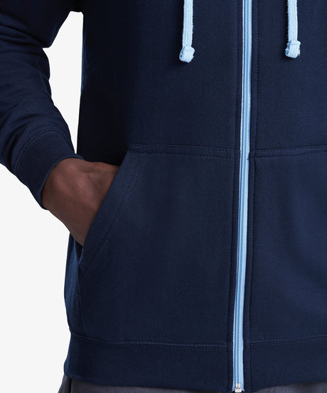 Personalised Unisex Varsity Zip Hoodie