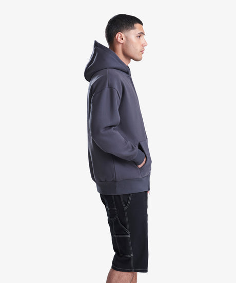 Personalised Unisex Heavyweight Zip Hoodie