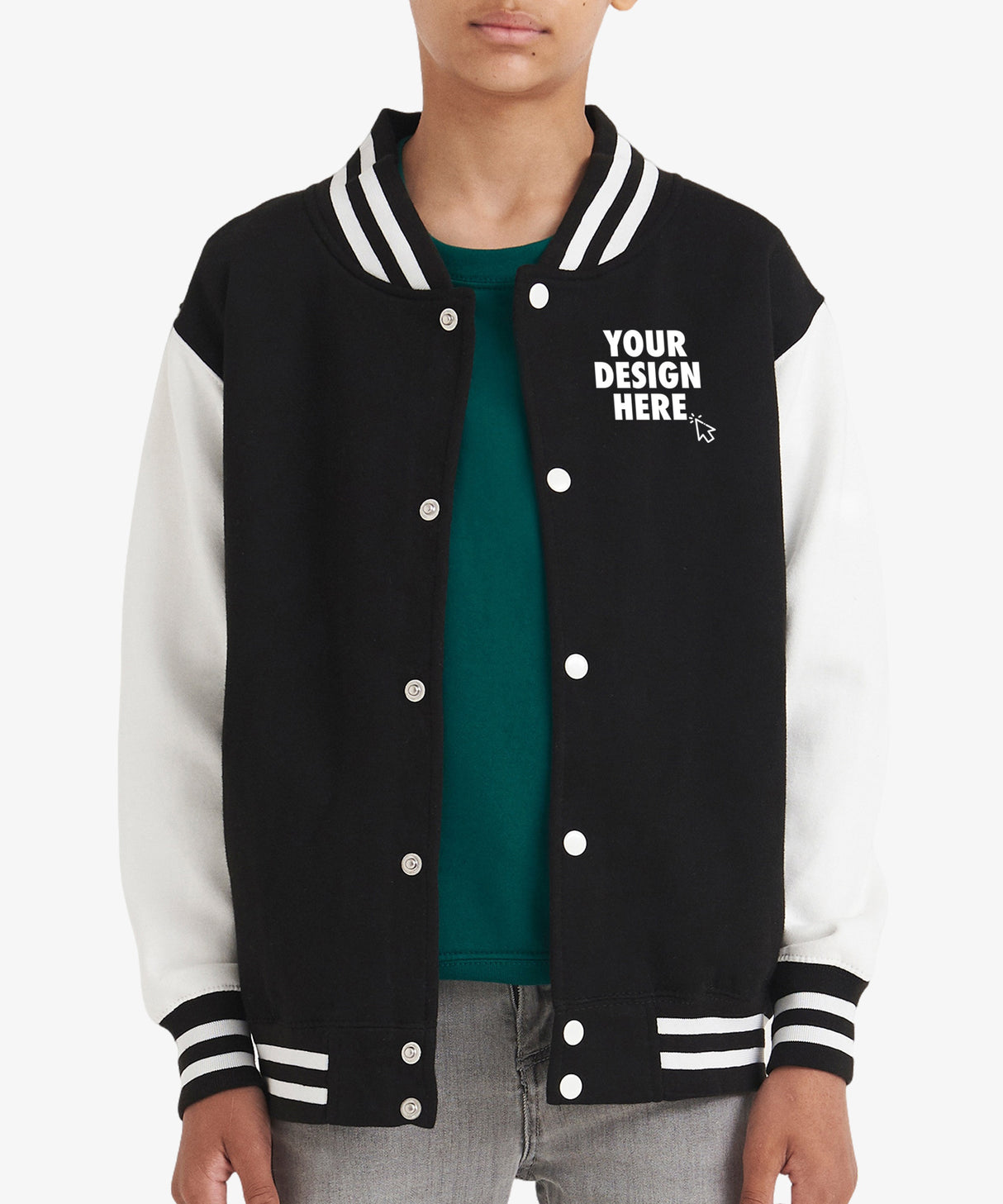 Personalised Kids Varsity Baseball Jacket