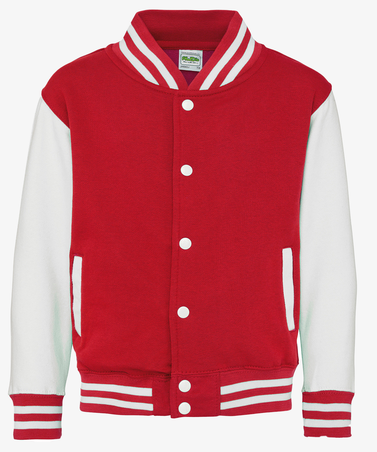 Personalised Kids Varsity Baseball Jacket